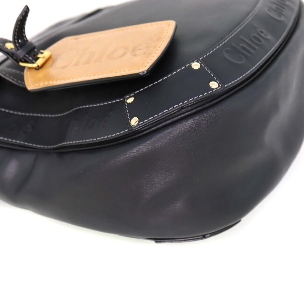 Chloe shoulder bag leather black fringe tassel by - Picture 7 of 11